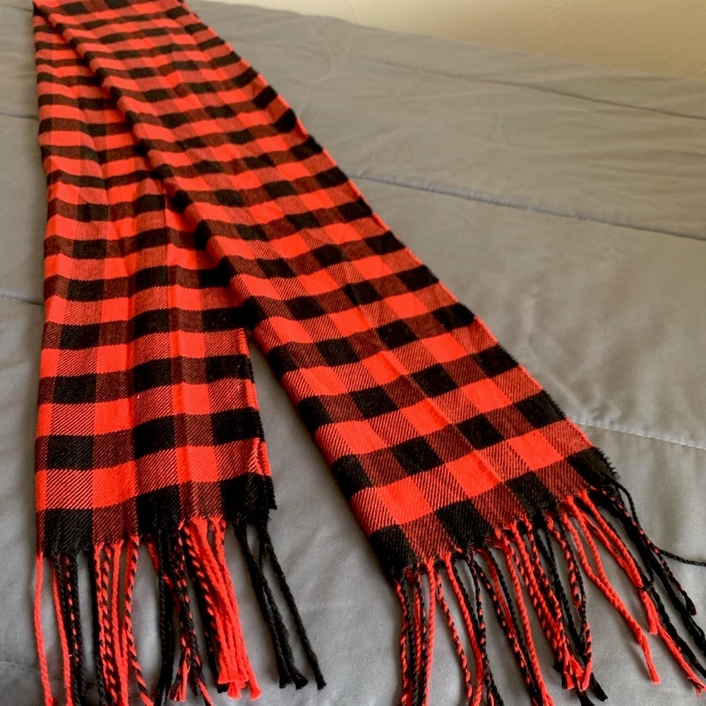 plaid scarf